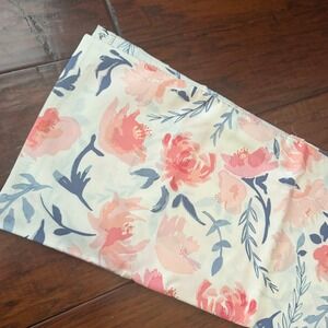 Art Gallery Fabrics Cotton 2 Yards Pink Blue Floral Watercolor Cottagecore